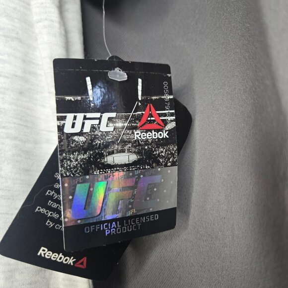 Reebok Women's Gray UFC V-Neck Top Small NWT - Picture 7 of 13